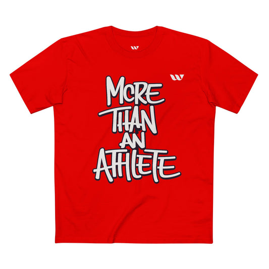 More Than An Athlete T-Shirt — WREPPED Inspirational Sports Graphic Tee