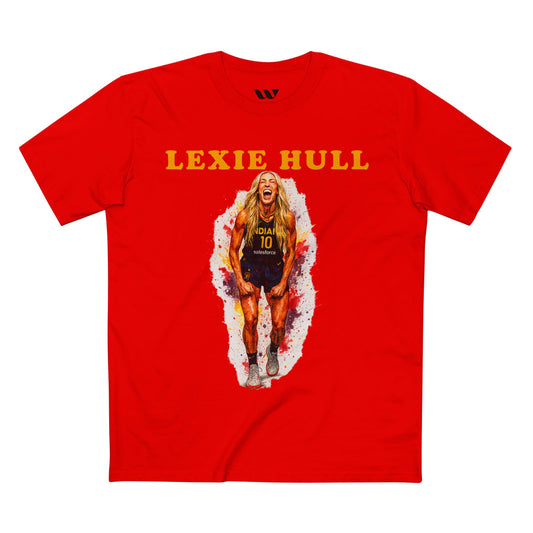 Lexie Hull Basketball Player Tee — Women's Basketball Watercolor Jersey Shirt