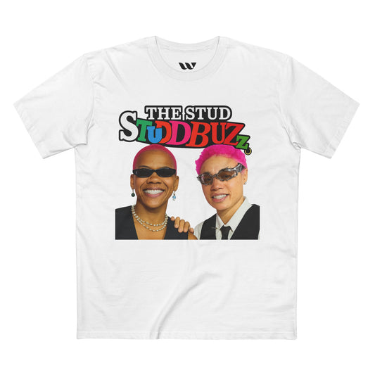 StudBuz Graphic Tee — Retro Duo, Courtney Williams & Natisha Hiedeman
