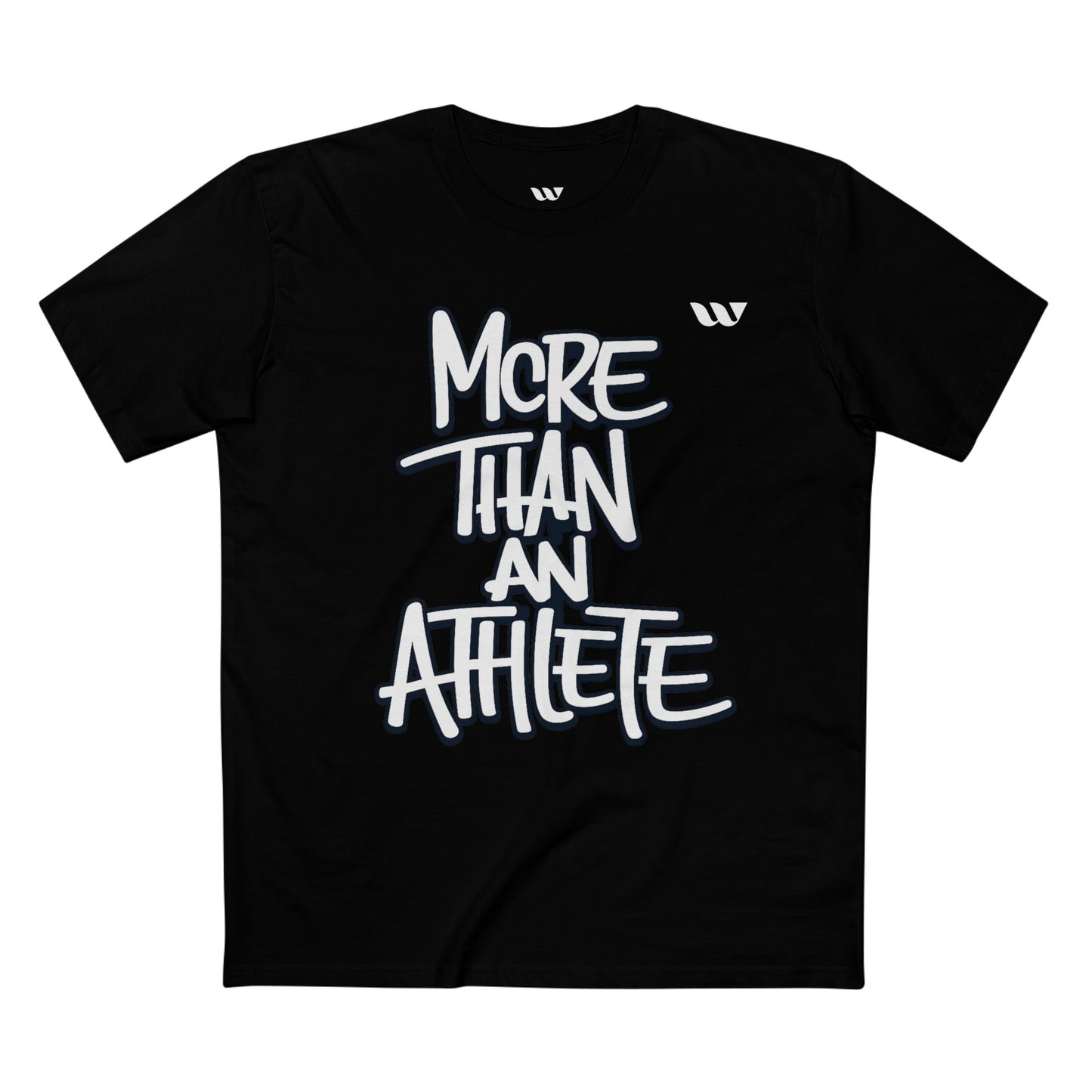More Than An Athlete T-Shirt — WREPPED Inspirational Sports Graphic Tee
