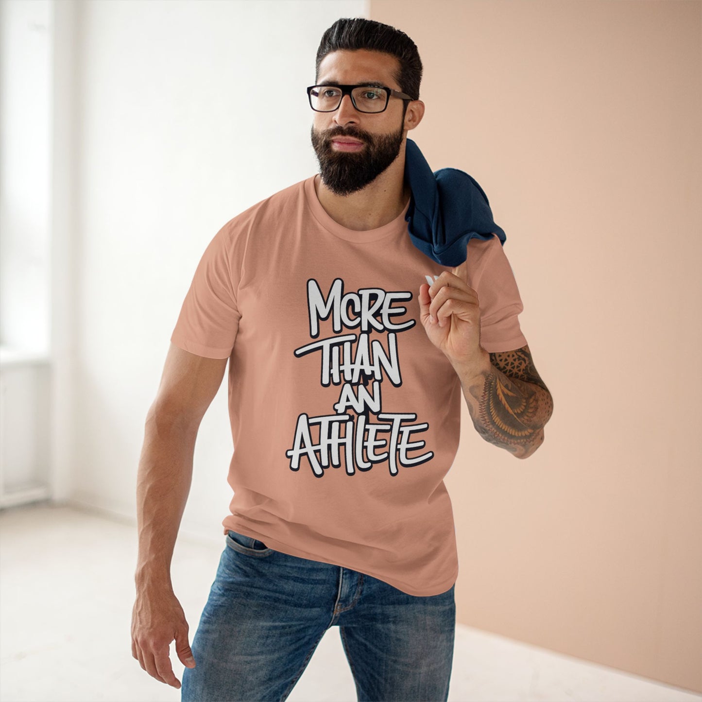 More Than An Athlete T-Shirt — WREPPED Inspirational Sports Graphic Tee
