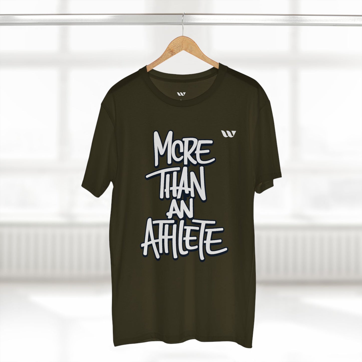 More Than An Athlete T-Shirt — WREPPED Inspirational Sports Graphic Tee