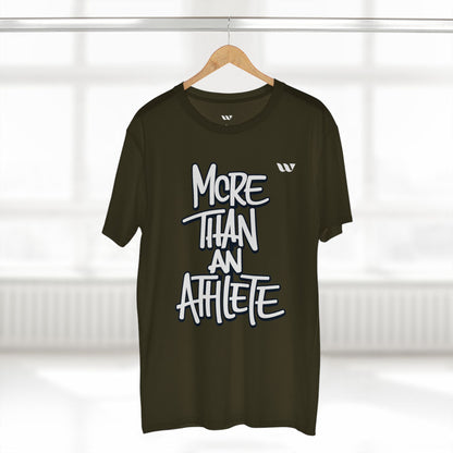 More Than An Athlete T-Shirt — WREPPED Inspirational Sports Graphic Tee