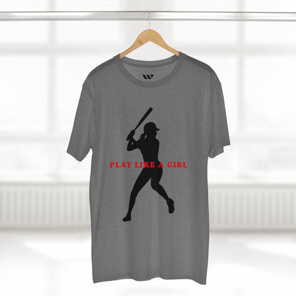 Play Like a Girl Baseball Tee — WREPPED