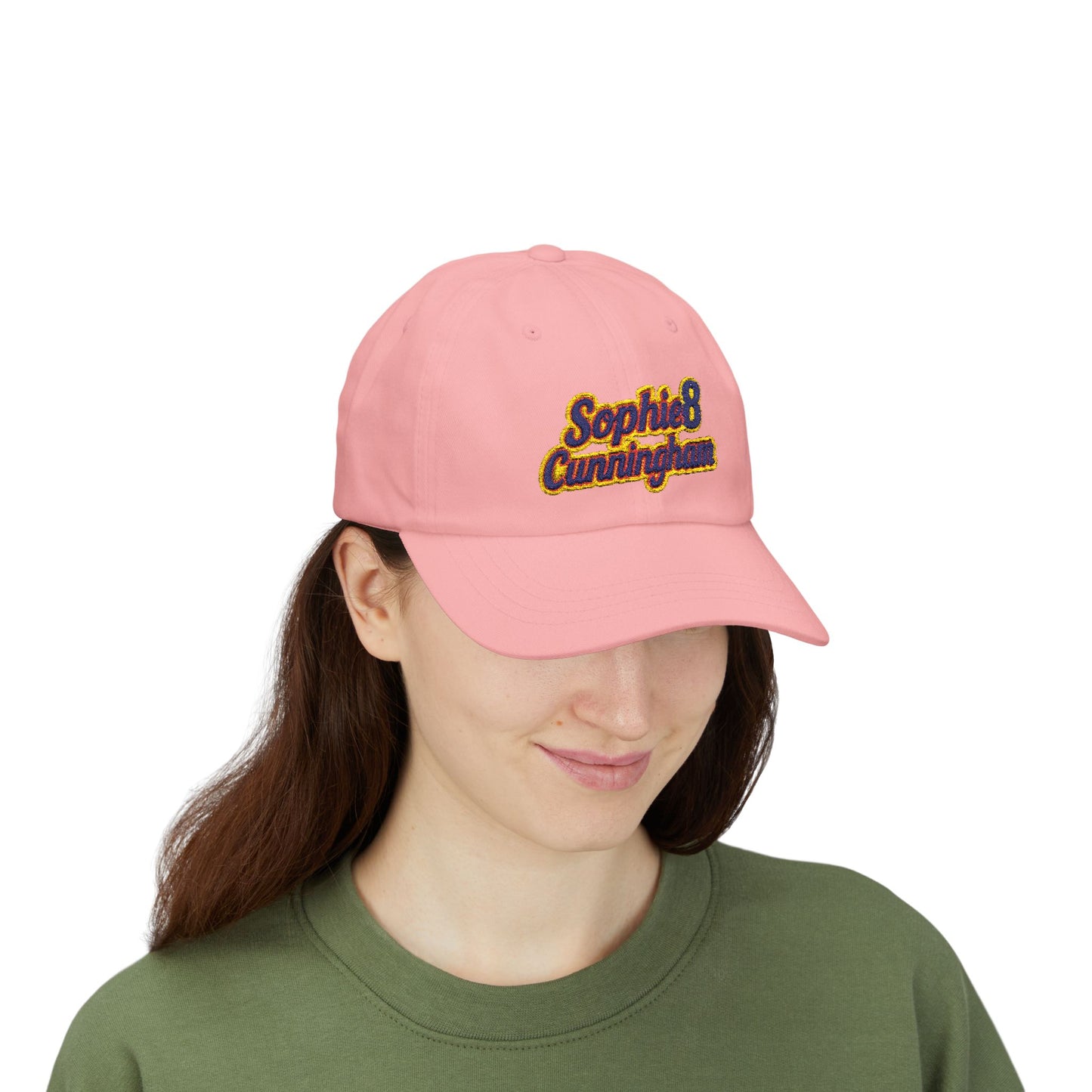 "Sophie Cunningham" Retro Script Embroidered Baseball Hat