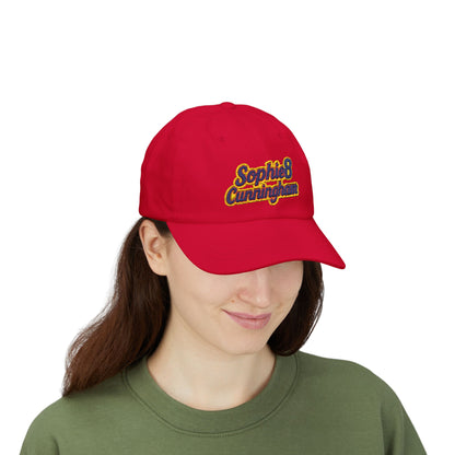 "Sophie Cunningham" Retro Script Embroidered Baseball Hat