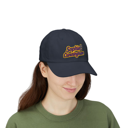 "Sophie Cunningham" Retro Script Embroidered Baseball Hat