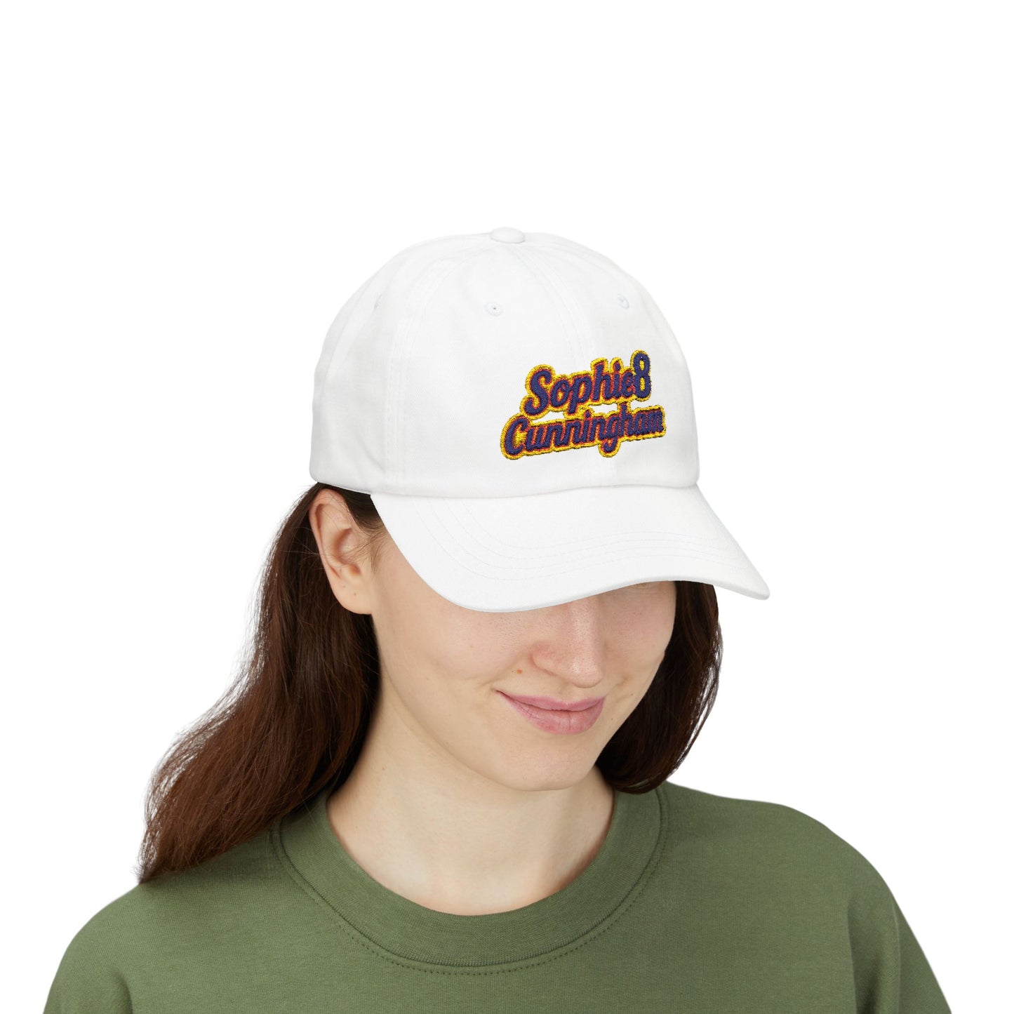 "Sophie Cunningham" Retro Script Embroidered Baseball Hat