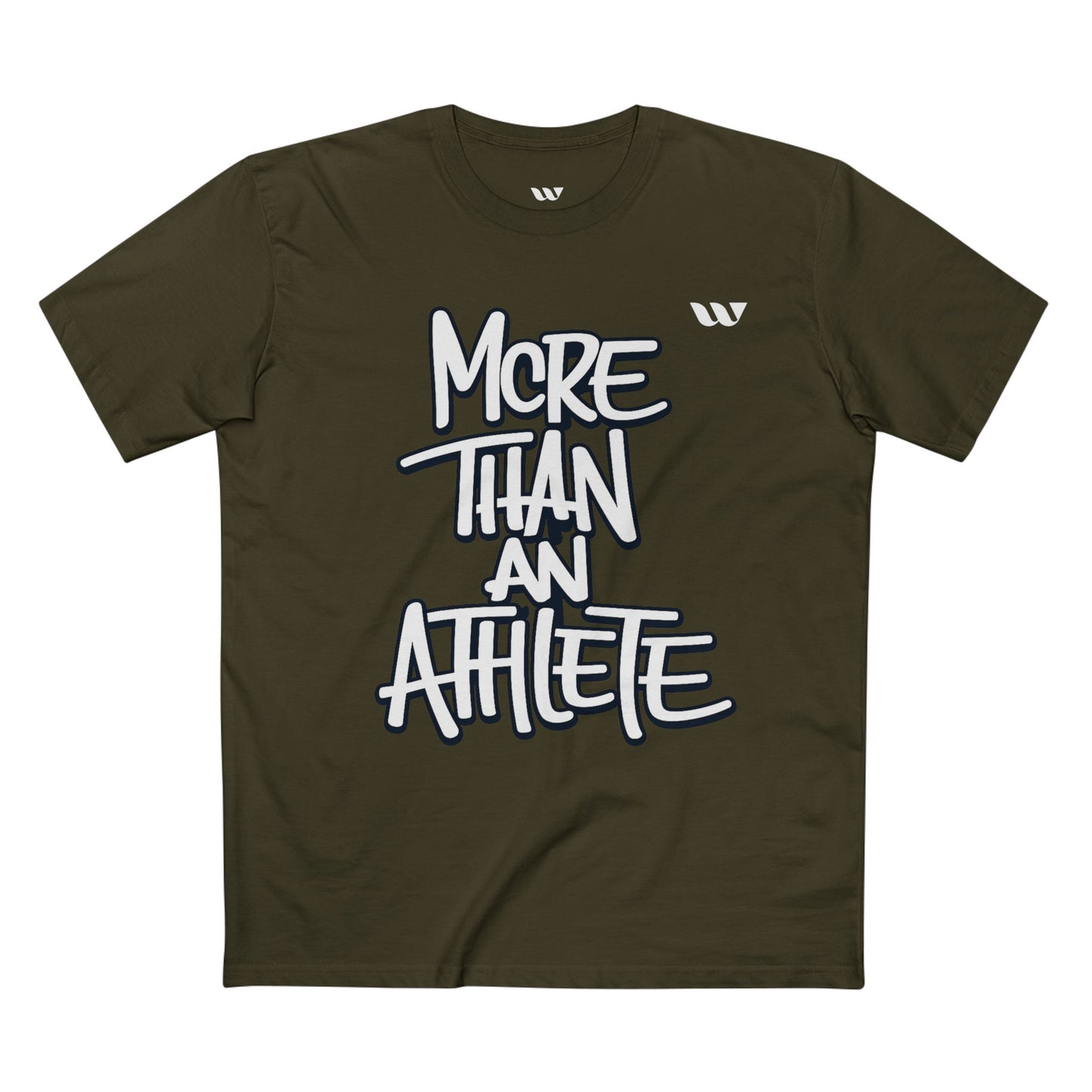 More Than An Athlete T-Shirt — WREPPED Inspirational Sports Graphic Tee