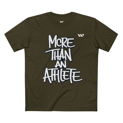 More Than An Athlete T-Shirt — WREPPED Inspirational Sports Graphic Tee