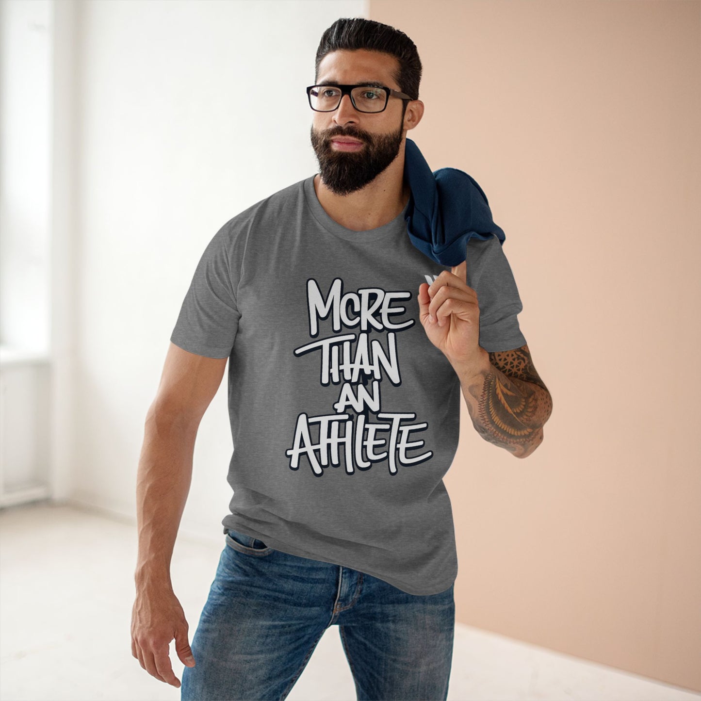 More Than An Athlete T-Shirt — WREPPED Inspirational Sports Graphic Tee