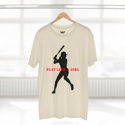 Play Like a Girl Baseball Tee — WREPPED