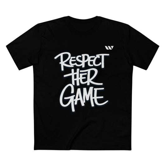 Respect Her Game T-Shirt — WREPPED Empowerment Sports Tee