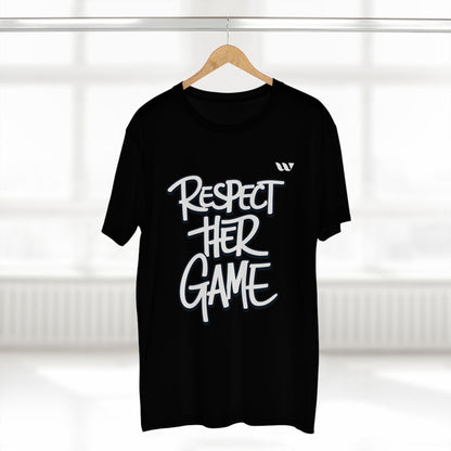 Respect Her Game T-Shirt — WREPPED Empowerment Sports Tee