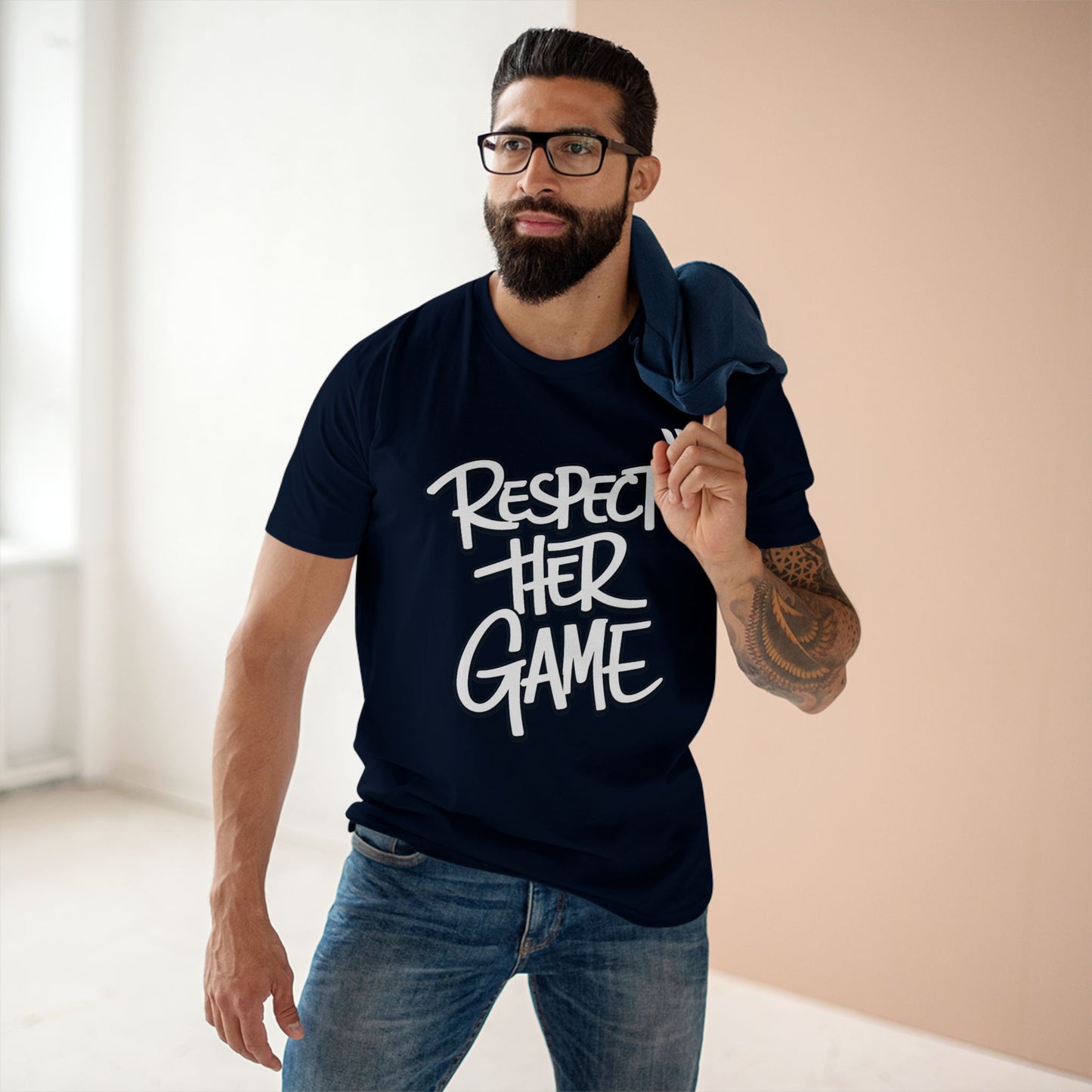 Respect Her Game T-Shirt — WREPPED Empowerment Sports Tee