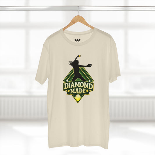 Diamond Made Softball T‑Shirt —WREPPED