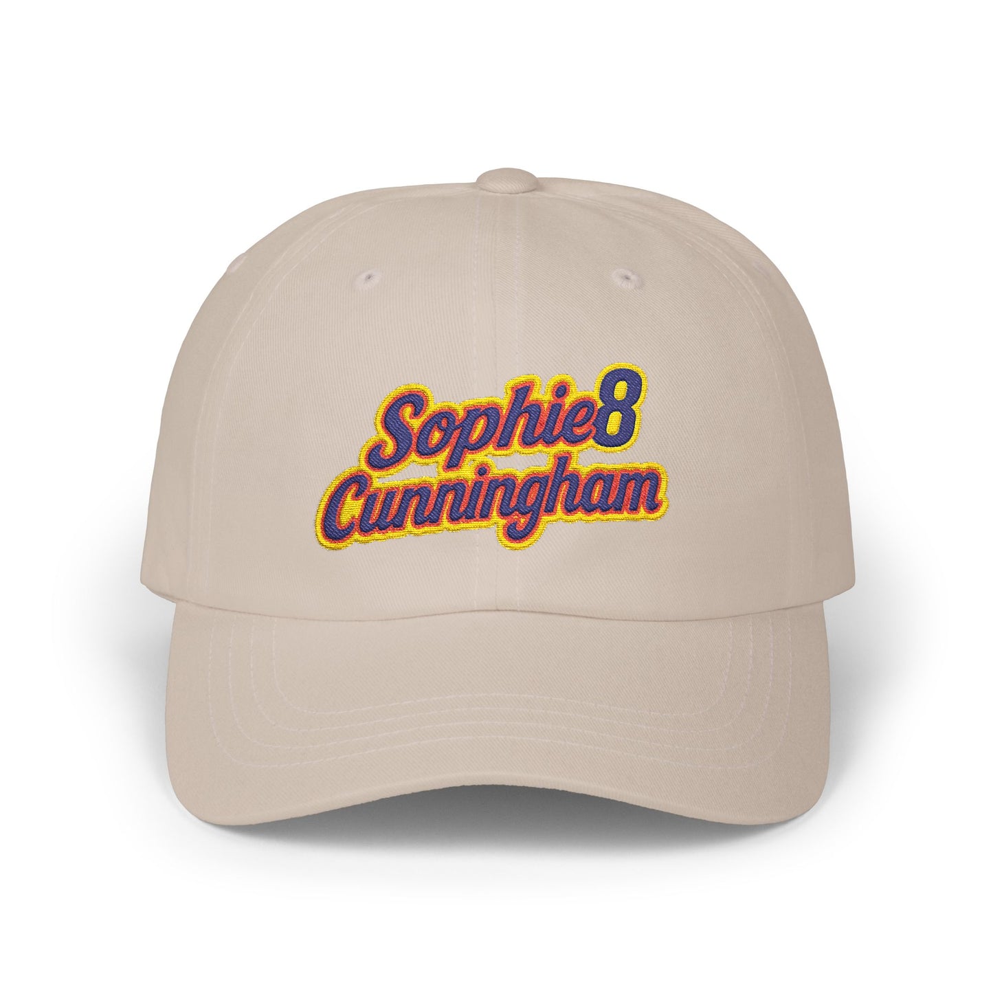 "Sophie Cunningham" Retro Script Embroidered Baseball Hat