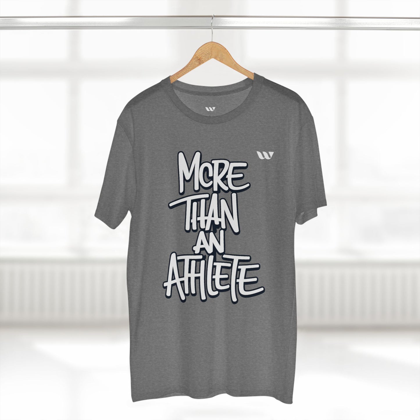 More Than An Athlete T-Shirt — WREPPED Inspirational Sports Graphic Tee