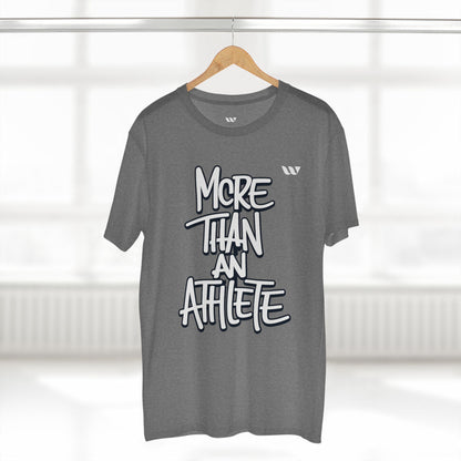 More Than An Athlete T-Shirt — WREPPED Inspirational Sports Graphic Tee