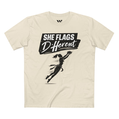 She Flags Different T‑Shirt —WREPPED