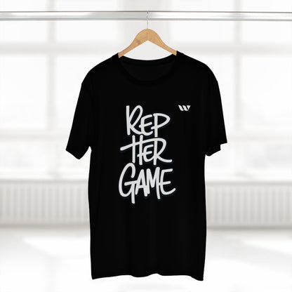 Rep Her Game T-Shirt — WREPPED Motivational Streetwear Tee