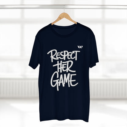 Respect Her Game T-Shirt — WREPPED Empowerment Sports Tee