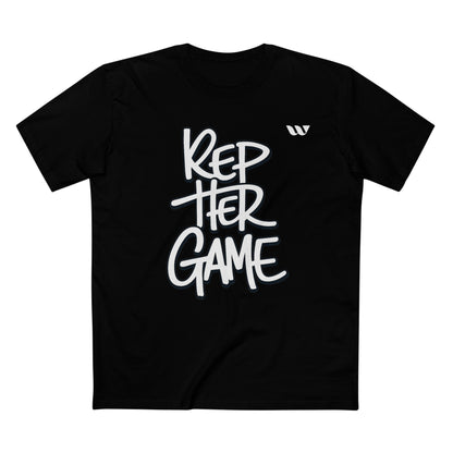 Rep Her Game T-Shirt — WREPPED Motivational Streetwear Tee