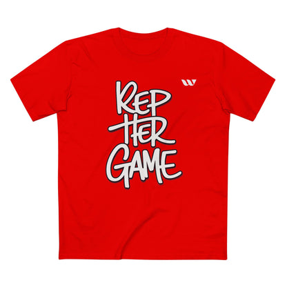 Rep Her Game T-Shirt — WREPPED Motivational Streetwear Tee