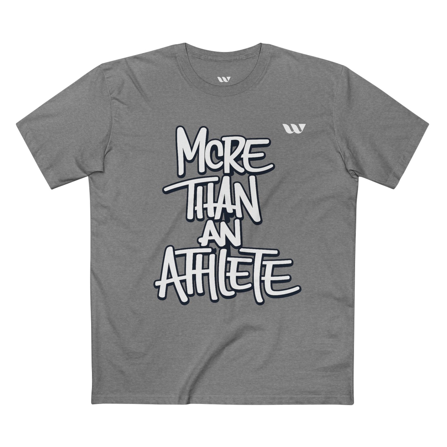 More Than An Athlete T-Shirt — WREPPED Inspirational Sports Graphic Tee