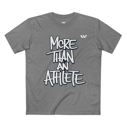 More Than An Athlete T-Shirt — WREPPED Inspirational Sports Graphic Tee