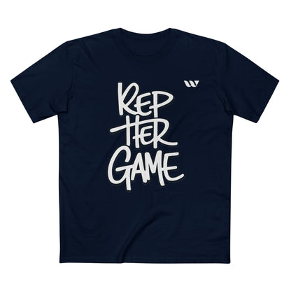 Rep Her Game T-Shirt — WREPPED Motivational Streetwear Tee