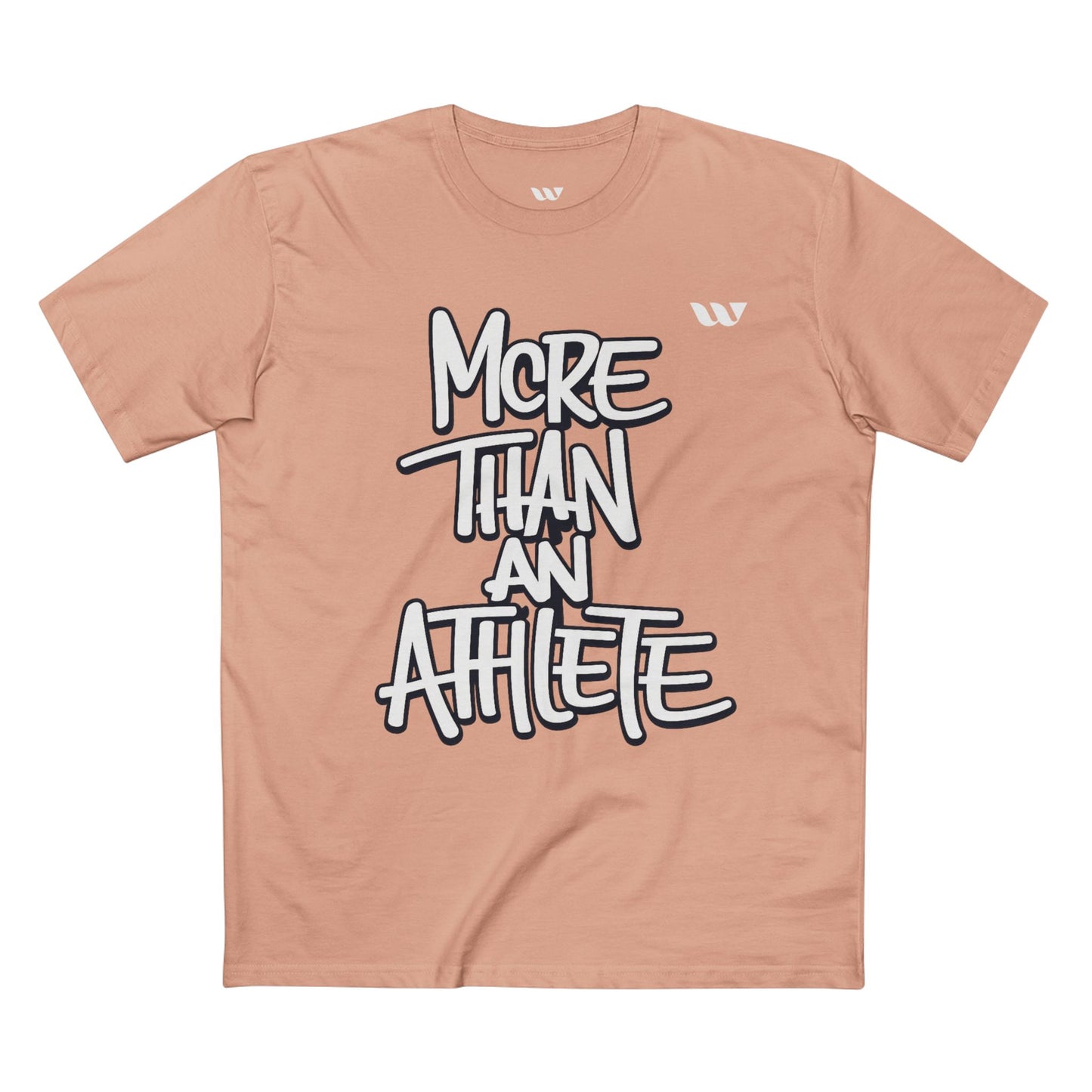 More Than An Athlete T-Shirt — WREPPED Inspirational Sports Graphic Tee