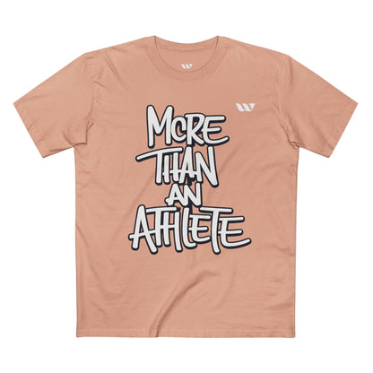 More Than An Athlete T-Shirt — WREPPED Inspirational Sports Graphic Tee
