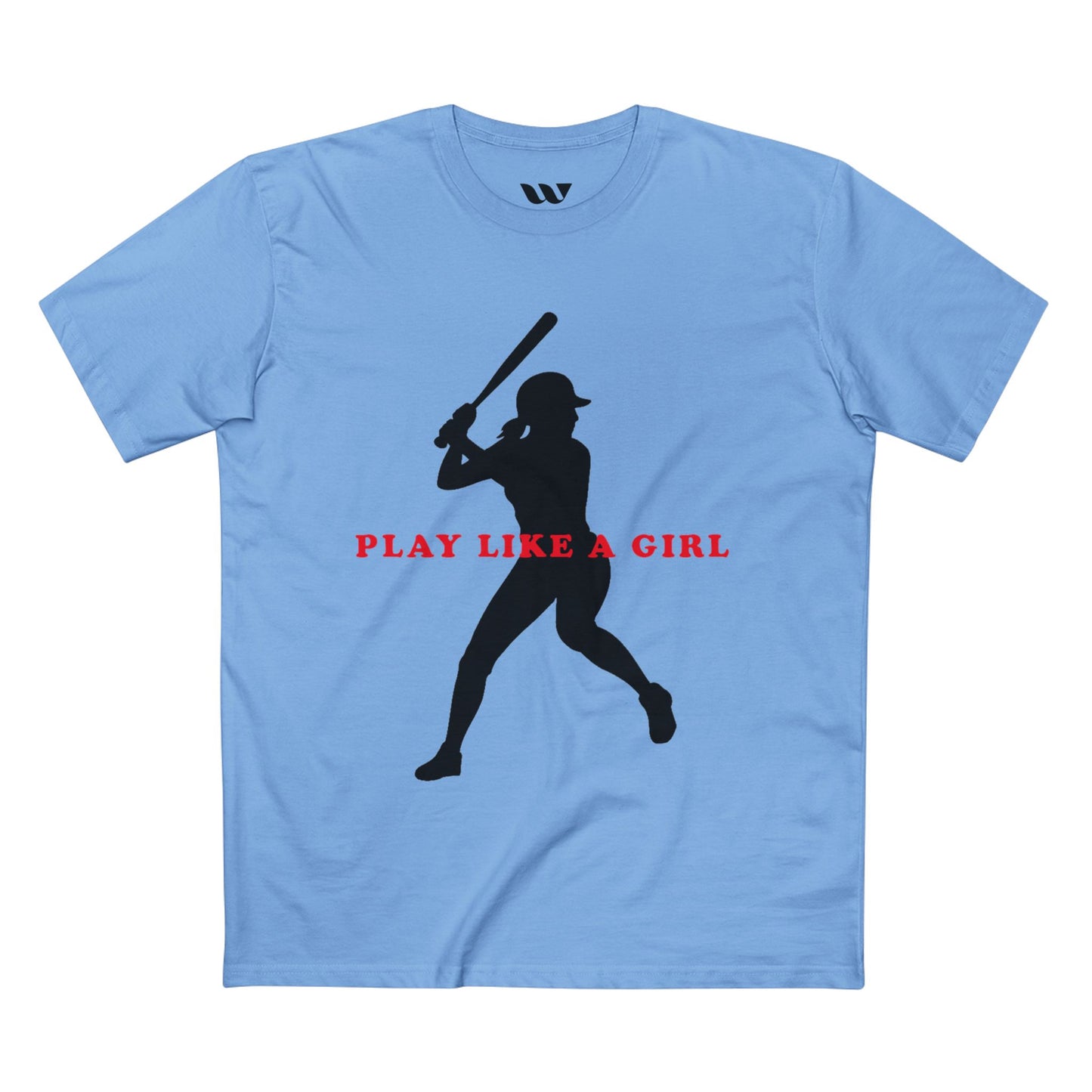 Play Like a Girl Baseball Tee — WREPPED