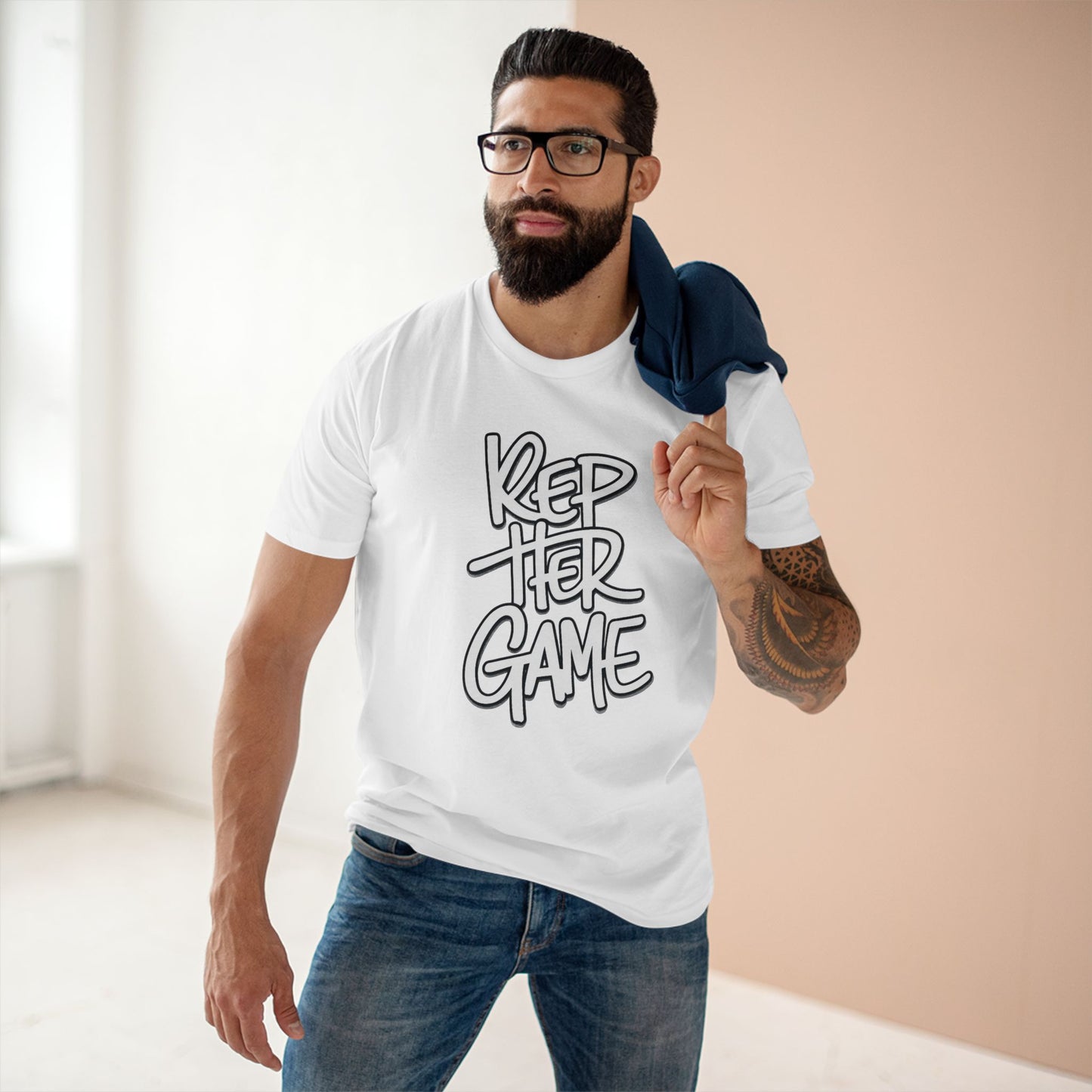 Rep Her Game T-Shirt — WREPPED Motivational Streetwear Tee
