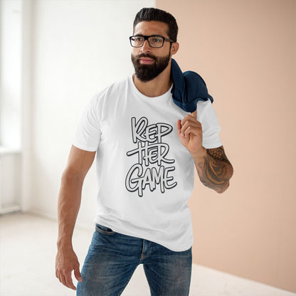 Rep Her Game T-Shirt — WREPPED Motivational Streetwear Tee