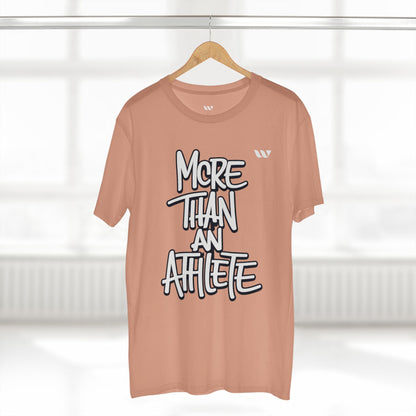 More Than An Athlete T-Shirt — WREPPED Inspirational Sports Graphic Tee