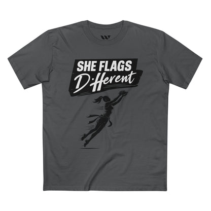 She Flags Different T‑Shirt —WREPPED