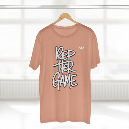 Rep Her Game T-Shirt — WREPPED Motivational Streetwear Tee