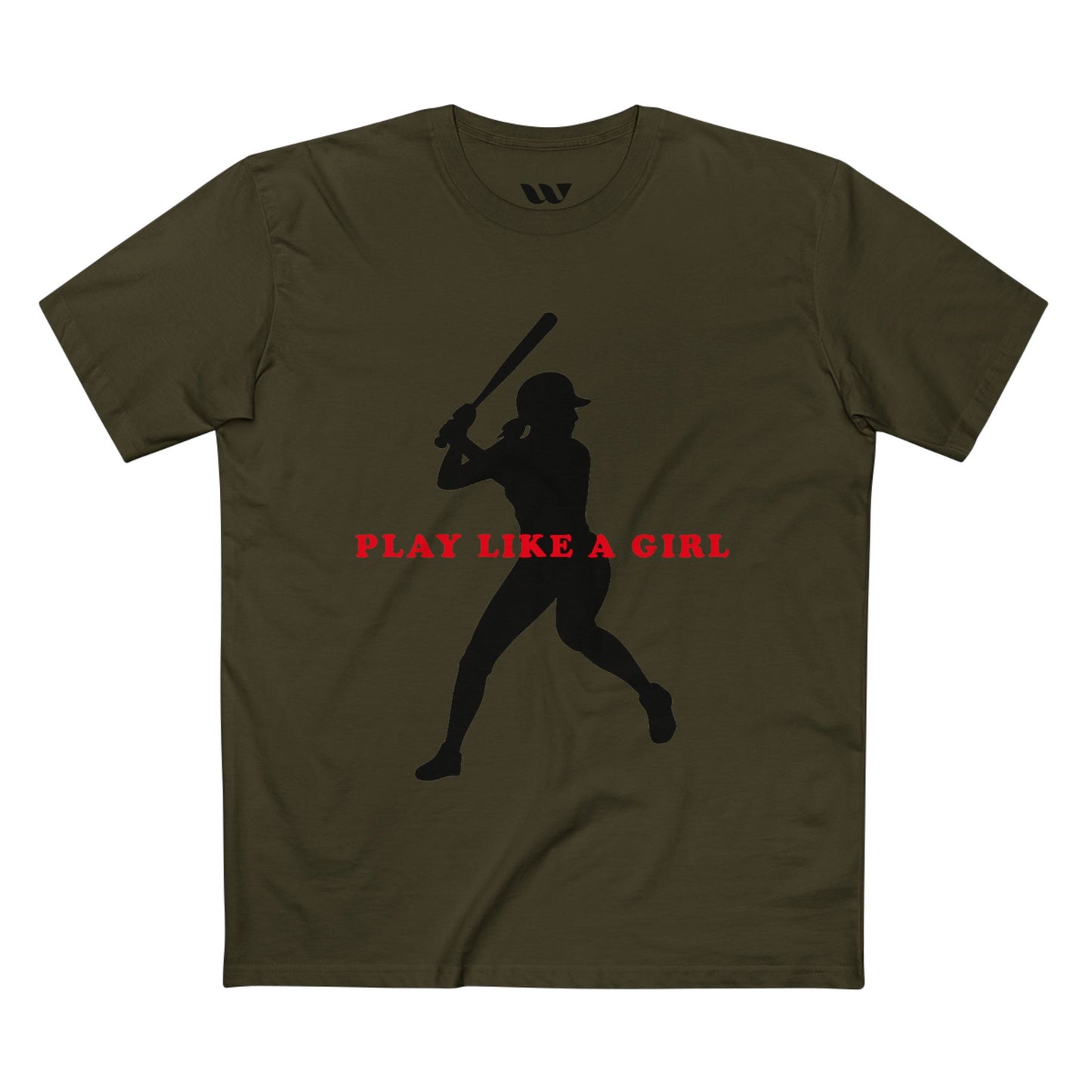 Play Like a Girl Baseball Tee — WREPPED