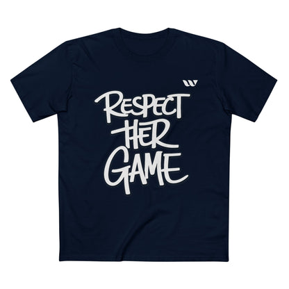 Respect Her Game T-Shirt — WREPPED Empowerment Sports Tee