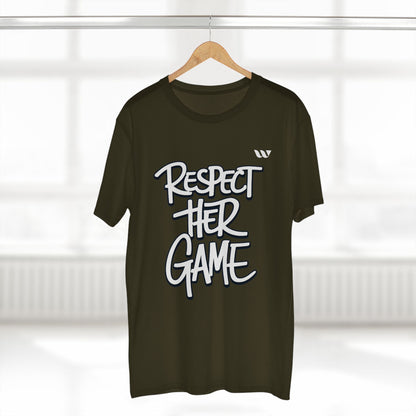 Respect Her Game T-Shirt — WREPPED Empowerment Sports Tee