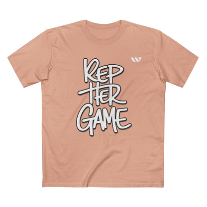 Rep Her Game T-Shirt — WREPPED Motivational Streetwear Tee