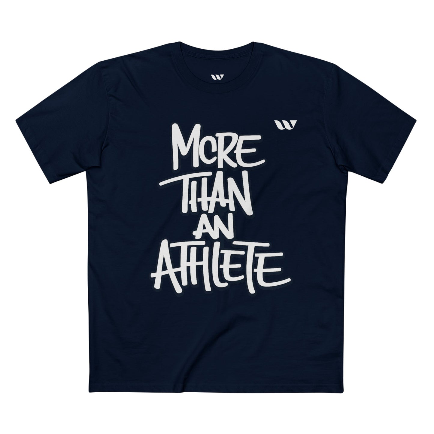 More Than An Athlete T-Shirt — WREPPED Inspirational Sports Graphic Tee