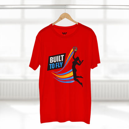 Volleyball Tee — "Built to Fly" Women's Volleyball Shirt - WREPPED