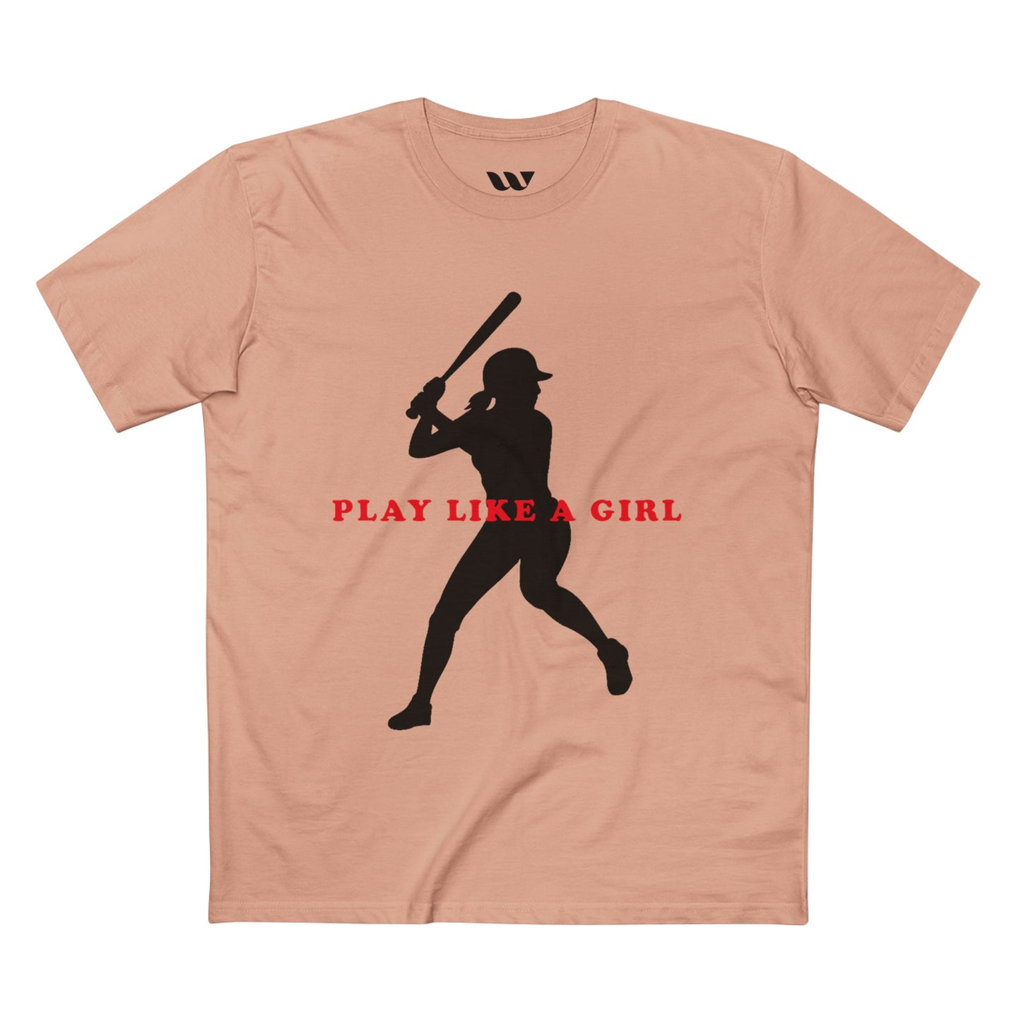 Play Like a Girl Baseball Tee — WREPPED