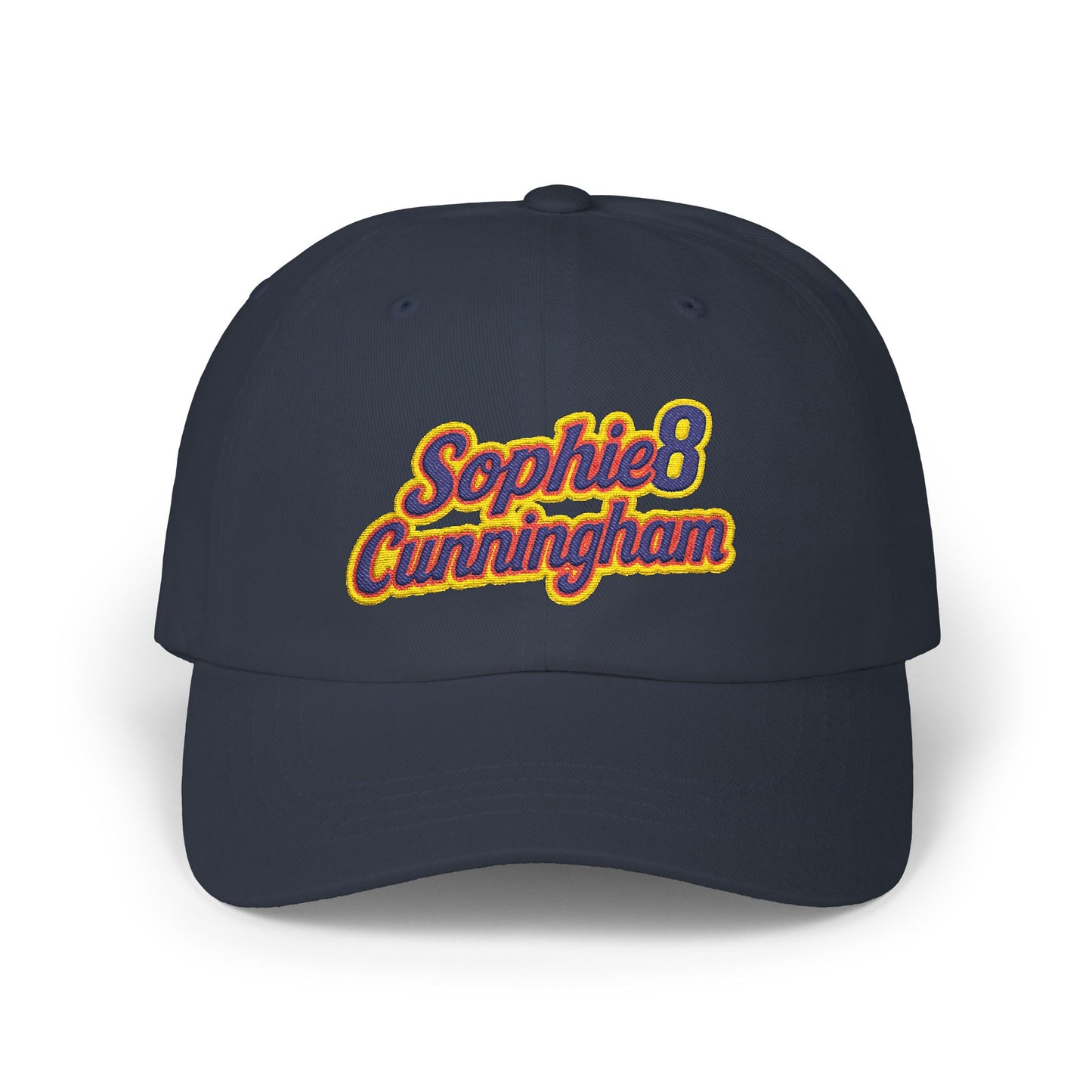 "Sophie Cunningham" Retro Script Embroidered Baseball Hat