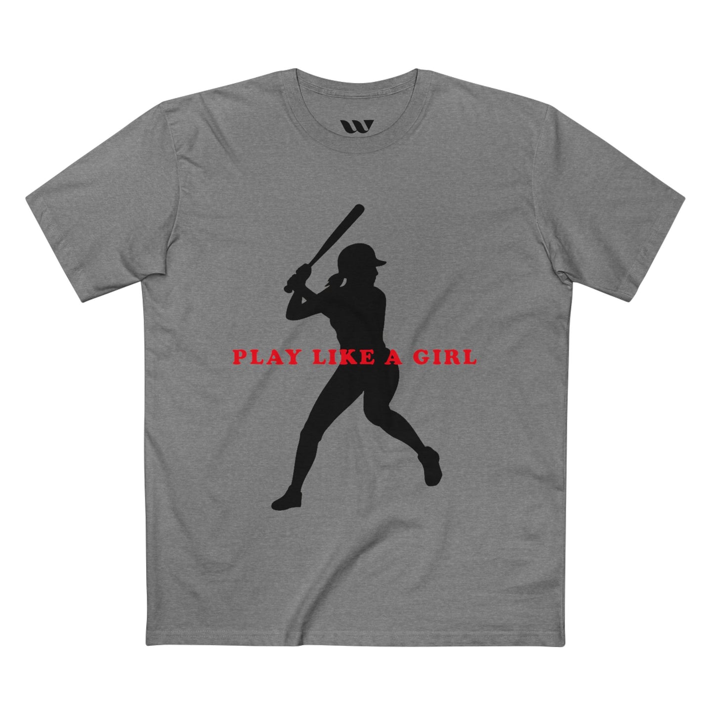 Play Like a Girl Baseball Tee — WREPPED