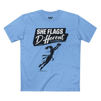 She Flags Different T‑Shirt —WREPPED