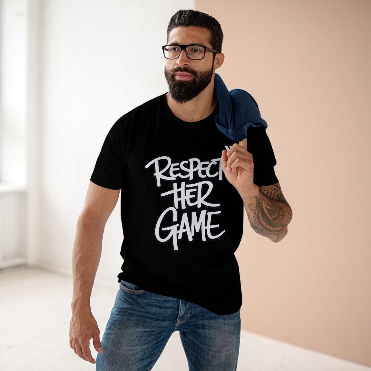 Respect Her Game T-Shirt — WREPPED Empowerment Sports Tee